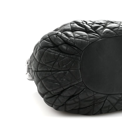 Chanel Iridescent Calfskin Quilted Large In The Mix Tote Black 9 of 10