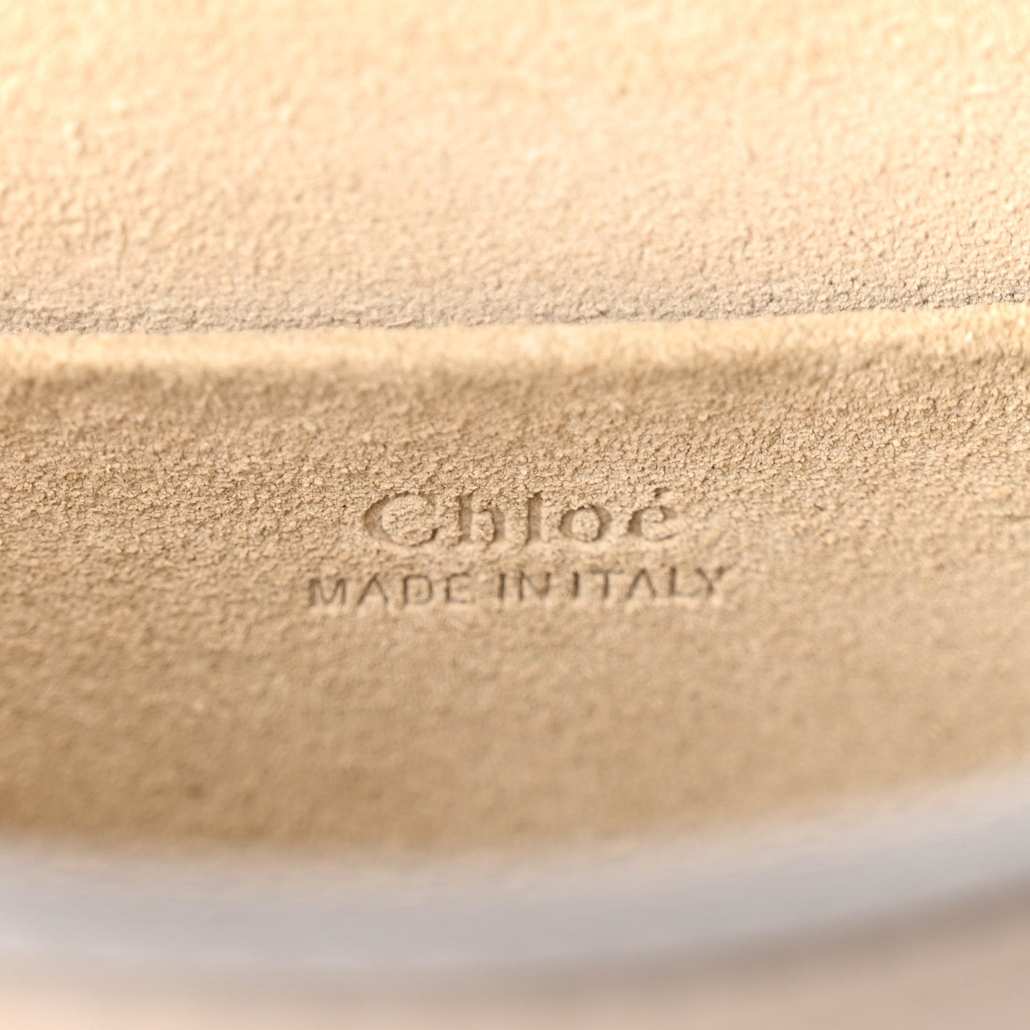 Chloe Calfskin Suede Small Nile Bracelet Bag Motty Grey 6 of 9