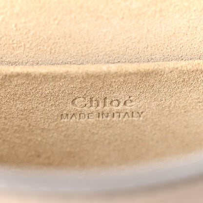 Chloe Calfskin Suede Small Nile Bracelet Bag Motty Grey 6 of 9
