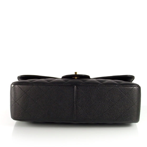Chanel Caviar Jumbo Double Flap Black 5 of 9