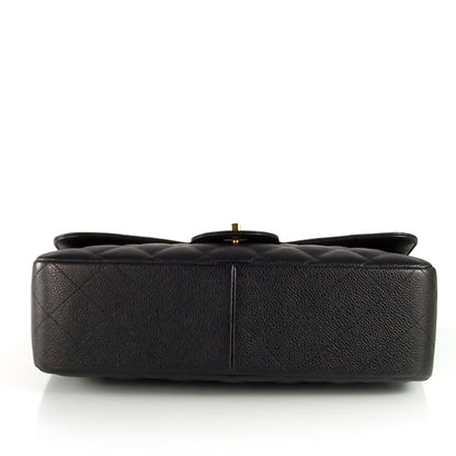 Chanel Caviar Jumbo Double Flap Black 5 of 9