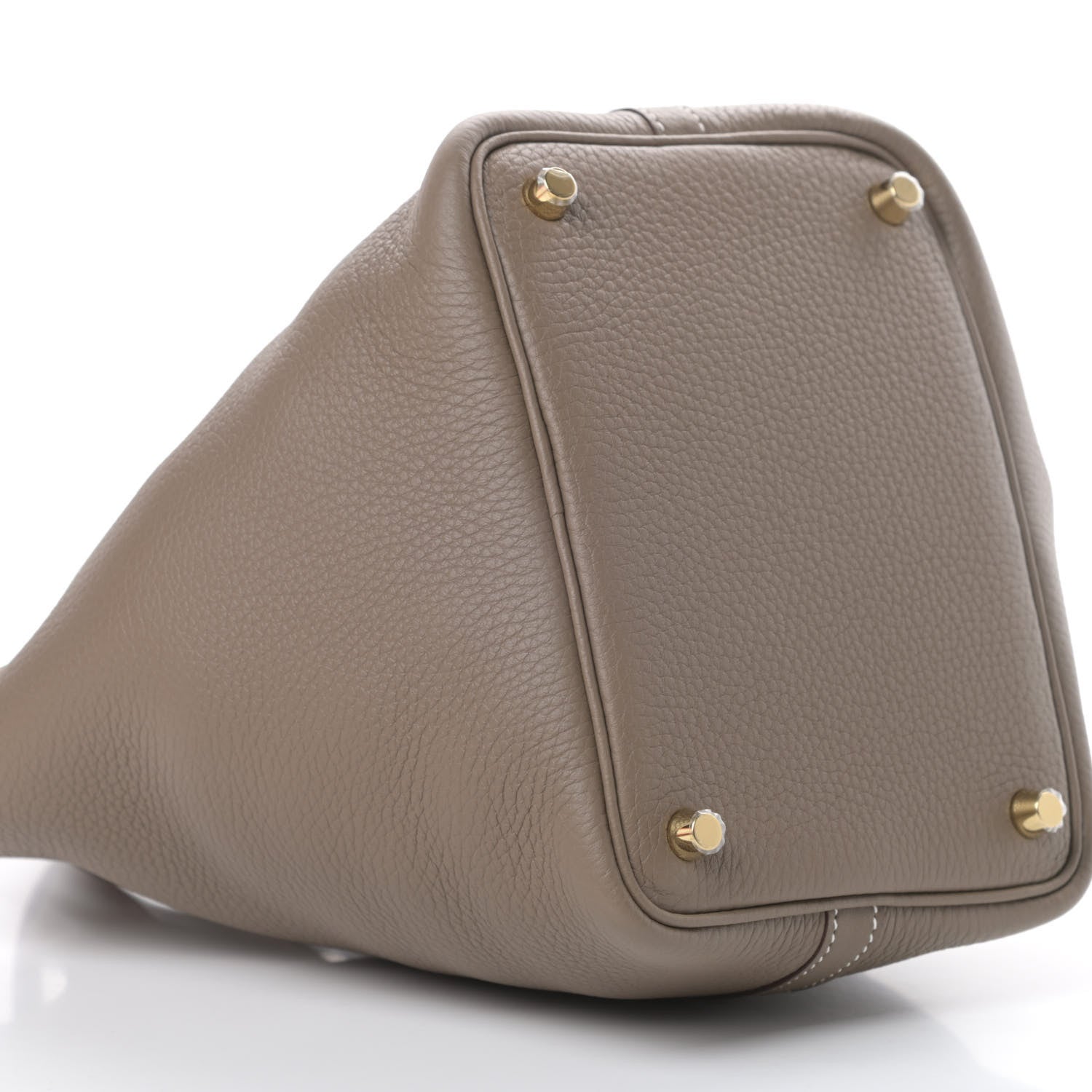 Hermes Taurillon Clemence Picotin Lock 18 PM Etoupe 9 of 11