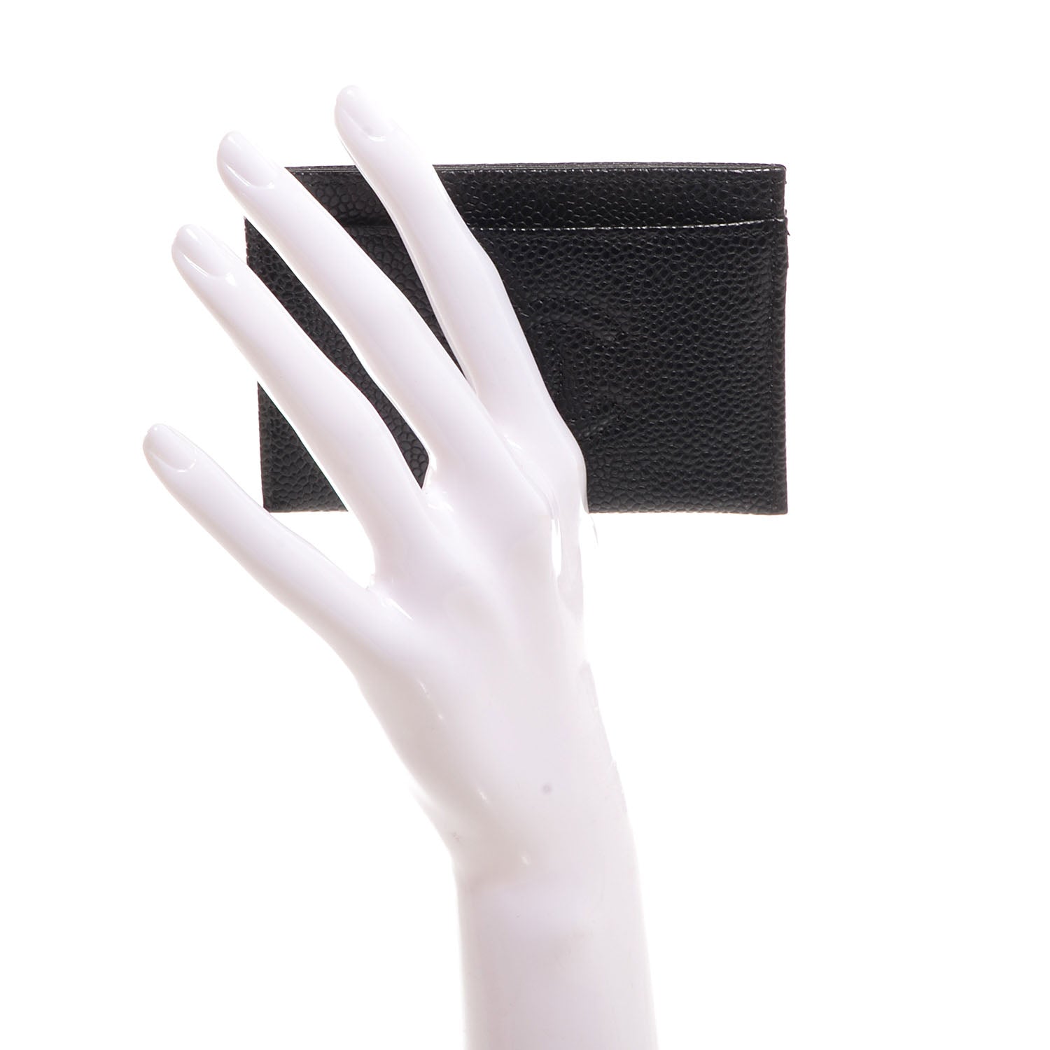 Chanel Caviar Timeless CC Card Holder Black 2 of 8