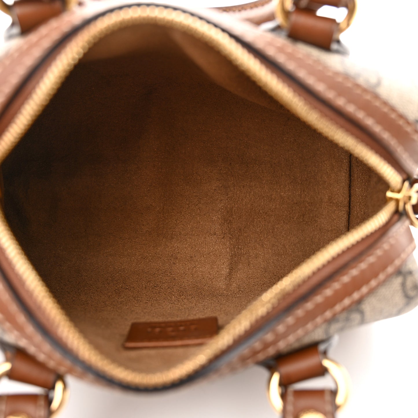 GG Supreme Monogram Mini Boston Beige Tuscany