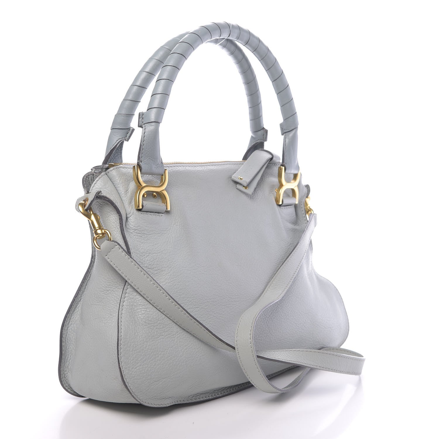 Chloe Calfskin Medium Marcie Satchel Cloudy Blue 3 of 11