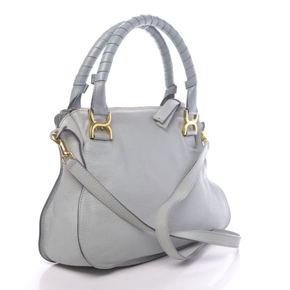 Chloe Calfskin Medium Marcie Satchel Cloudy Blue 3 of 11