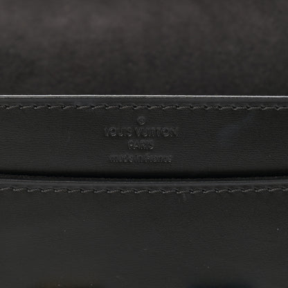 Louis Vuitton Calfskin Chain Louise MM Black 6 of 10