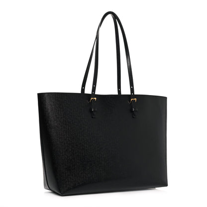 Saint Laurent Calfskin Large Shopping Tote Black 3 of 13