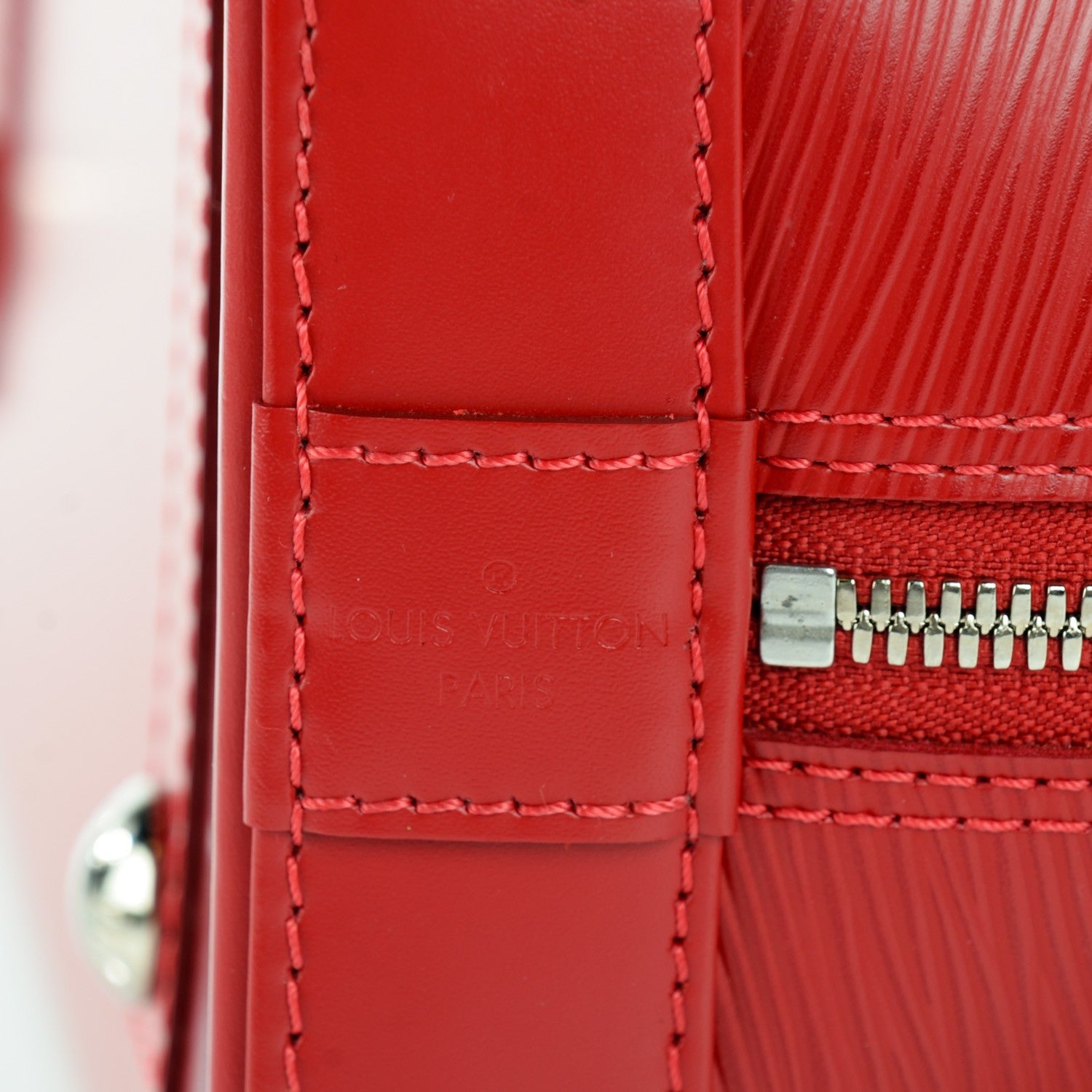 Louis Vuitton Epi Alma PM Carmine 8 of 8