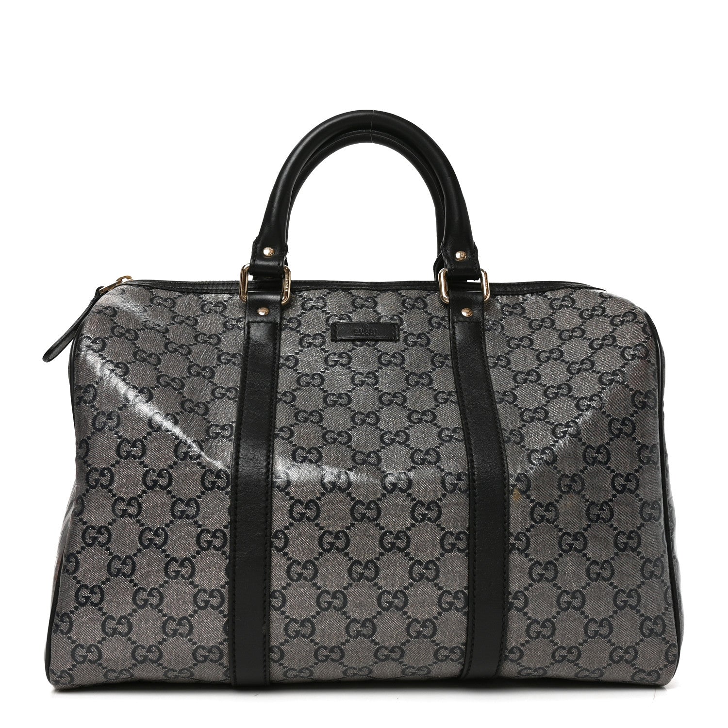 Gucci Crystal Monogram Medium Joy Boston Black 1 of 10