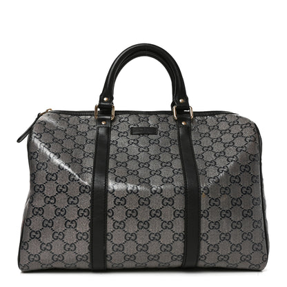 Gucci Crystal Monogram Medium Joy Boston Black 1 of 10