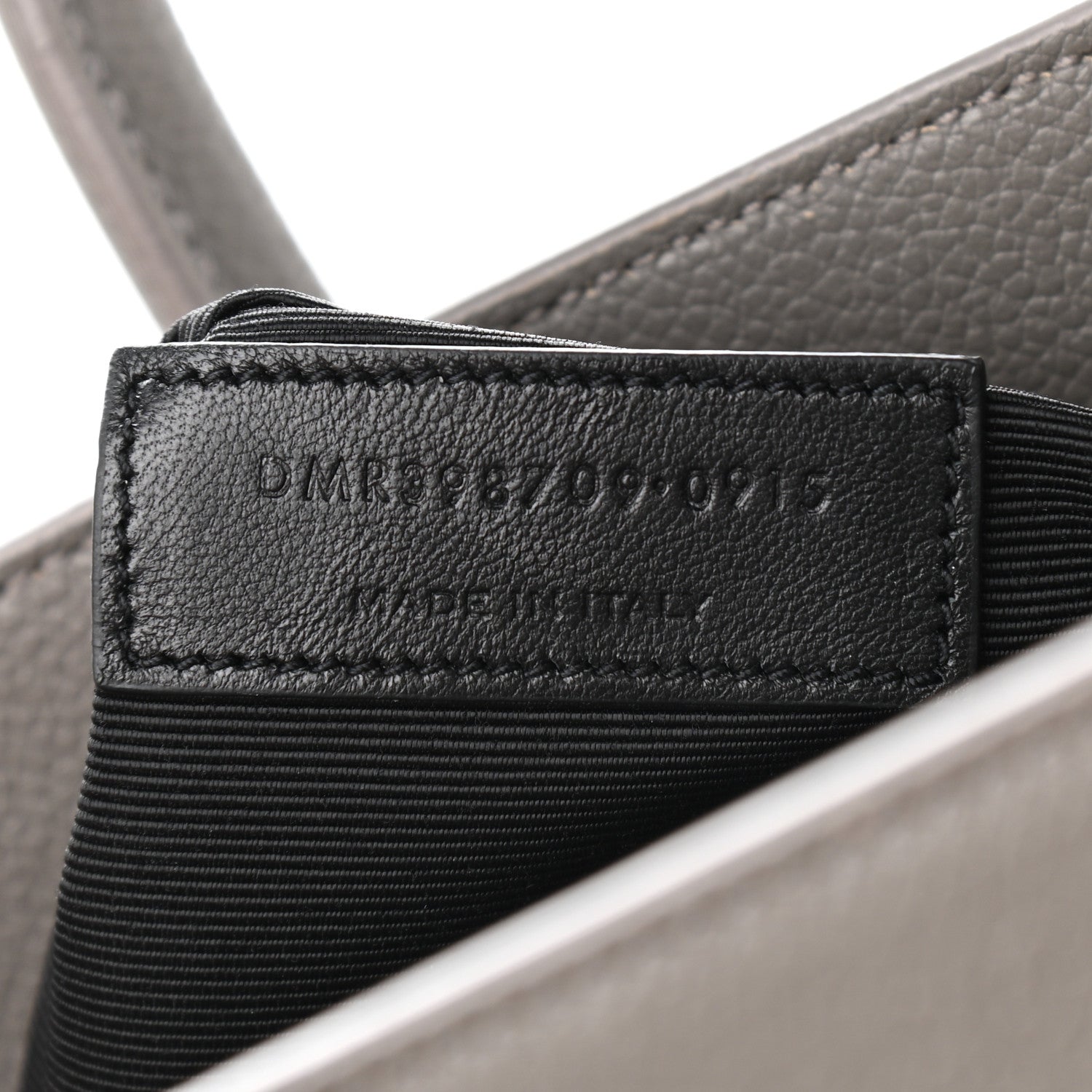 Saint Laurent Grained Calfskin Small Sac De Jour Grey 7 of 12