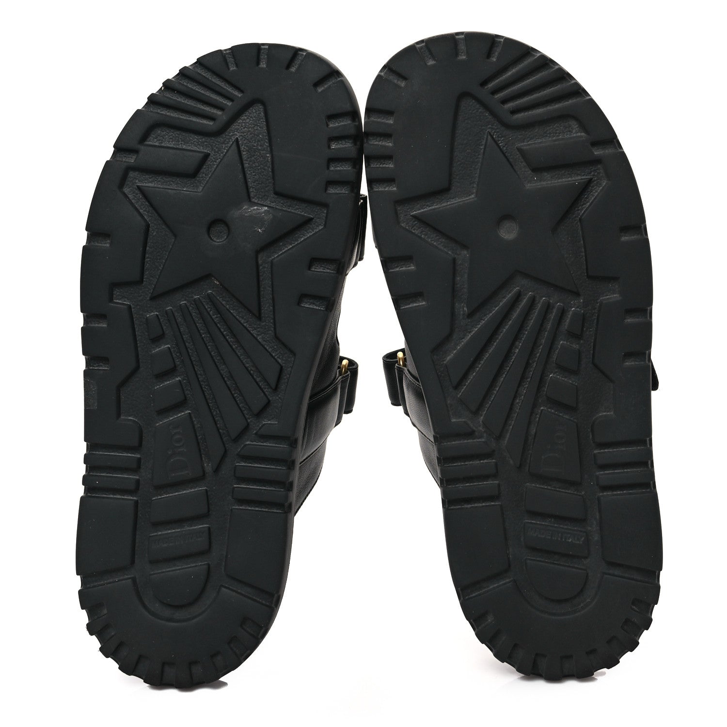 Christian Dior Lambskin Dioract 10mm Slide Sandals 39.5 Black 6 of 7