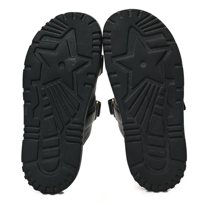 Christian Dior Lambskin Dioract 10mm Slide Sandals 39.5 Black 6 of 7