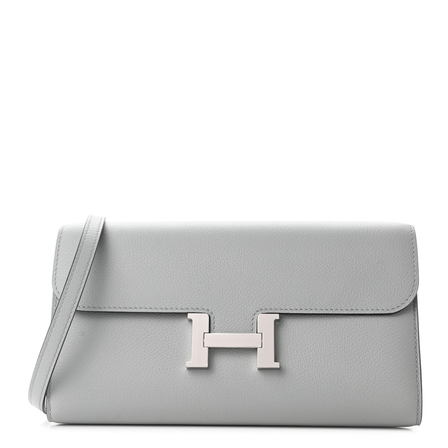 Hermes Evercolor Constance Wallet To Go Bleu Glacier 1 of 6