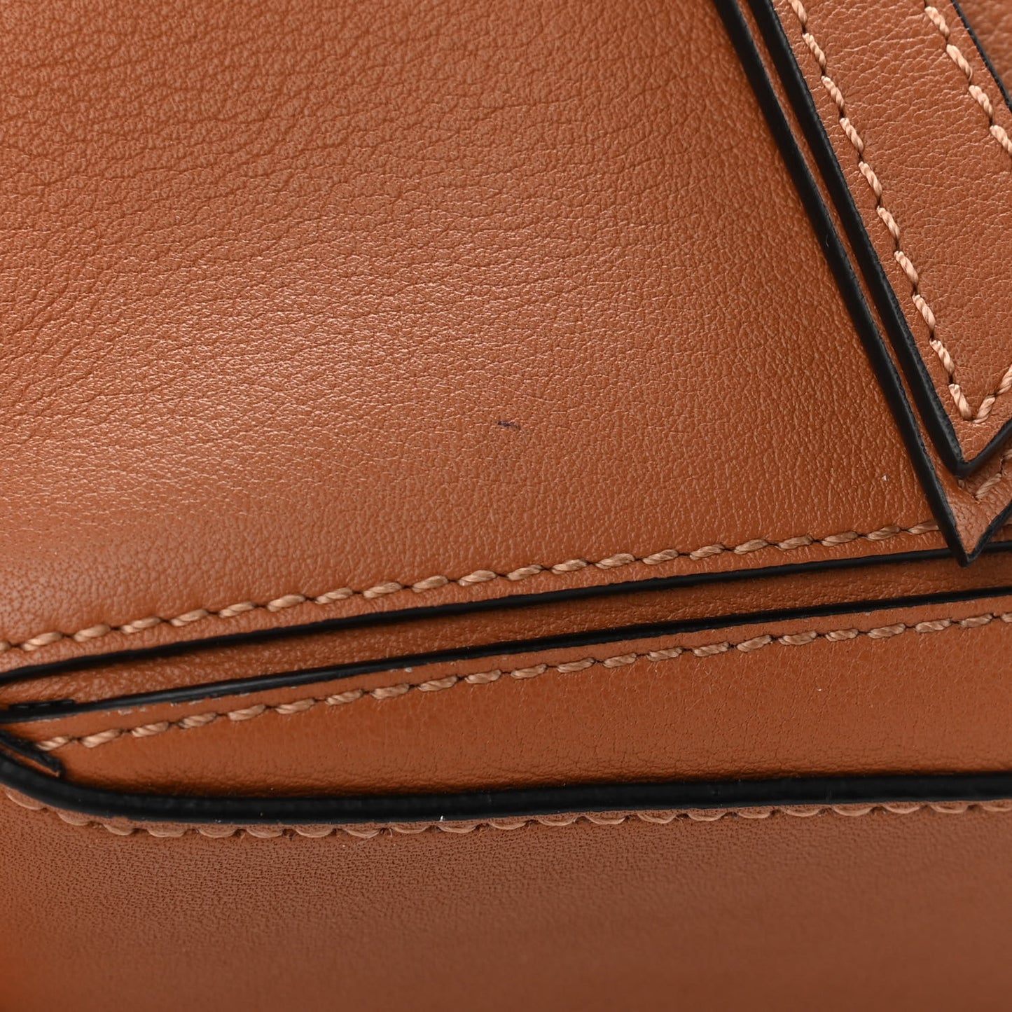 Calfskin Mini Puzzle Bag Tan