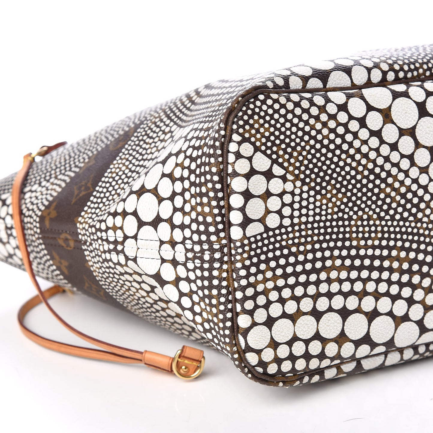 Monogram Kusama Waves Neverfull MM White