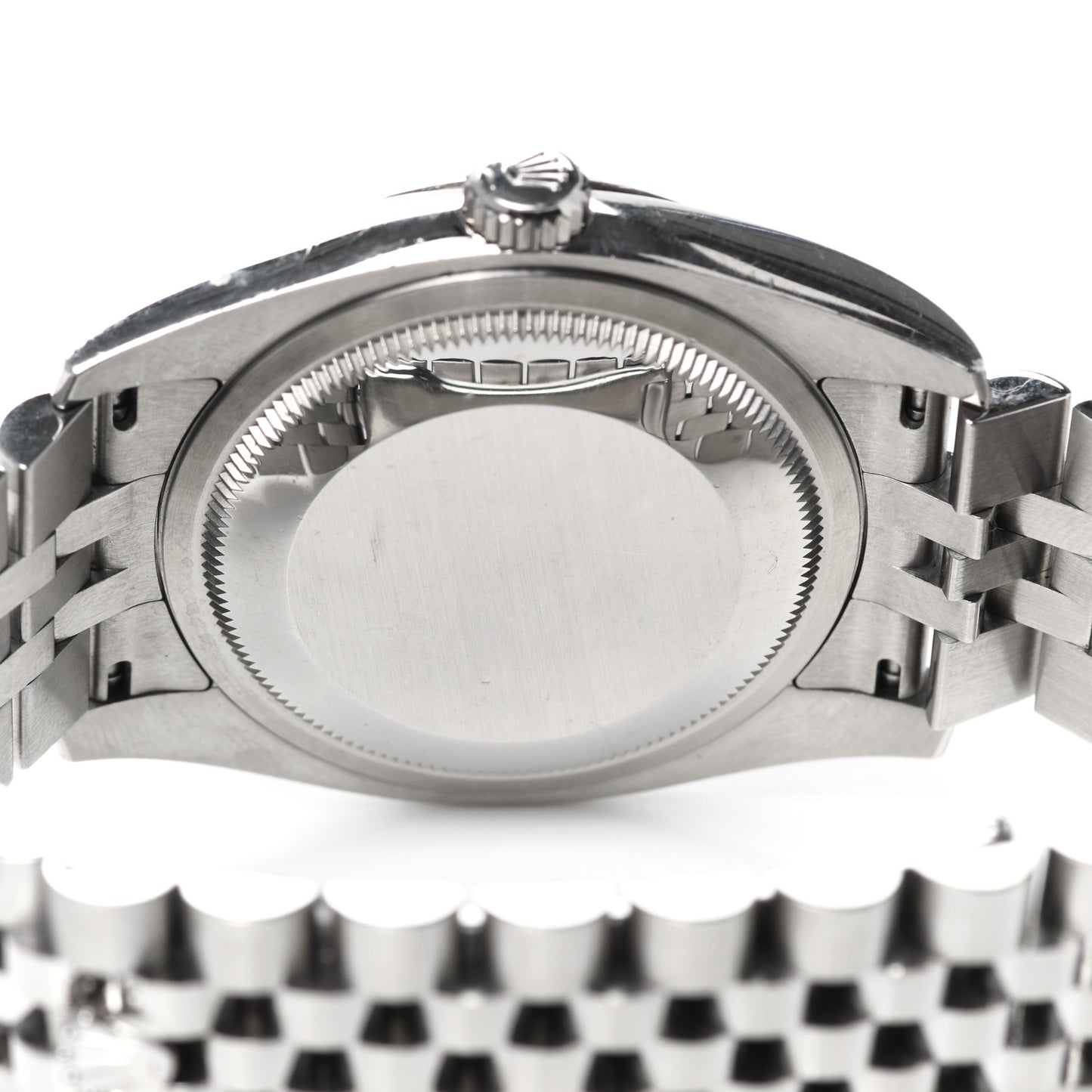 Stainless Steel 18K White Gold 36mm Oyster Perpetual Datejust Watch Blue Roman 116234