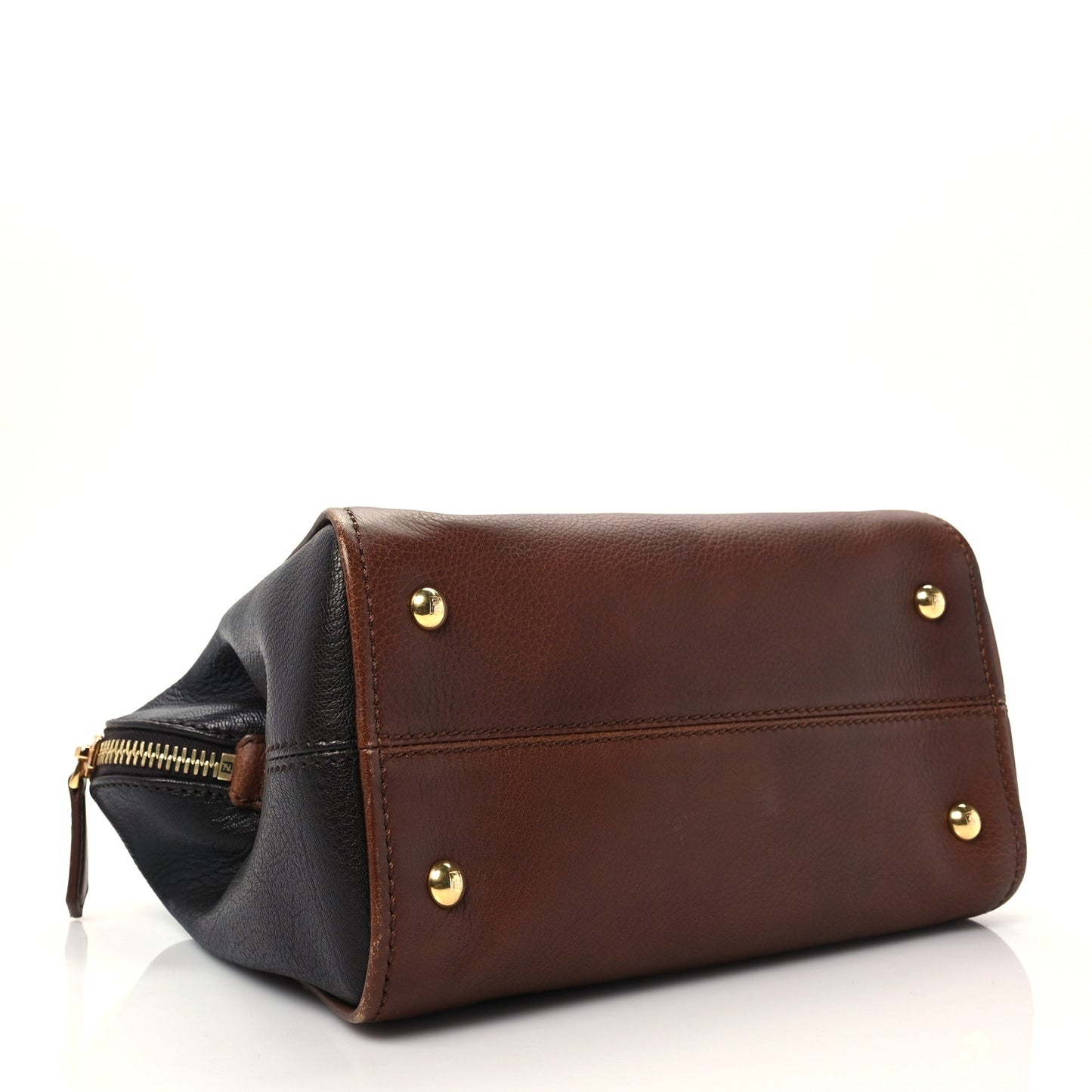 Capra Vitello Dolce Marmol Colorblock Small Chameleon Tote Moro Biscotti