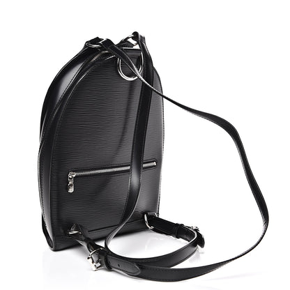 Louis Vuitton Epi Mabillon Backpack Black 2 of 8