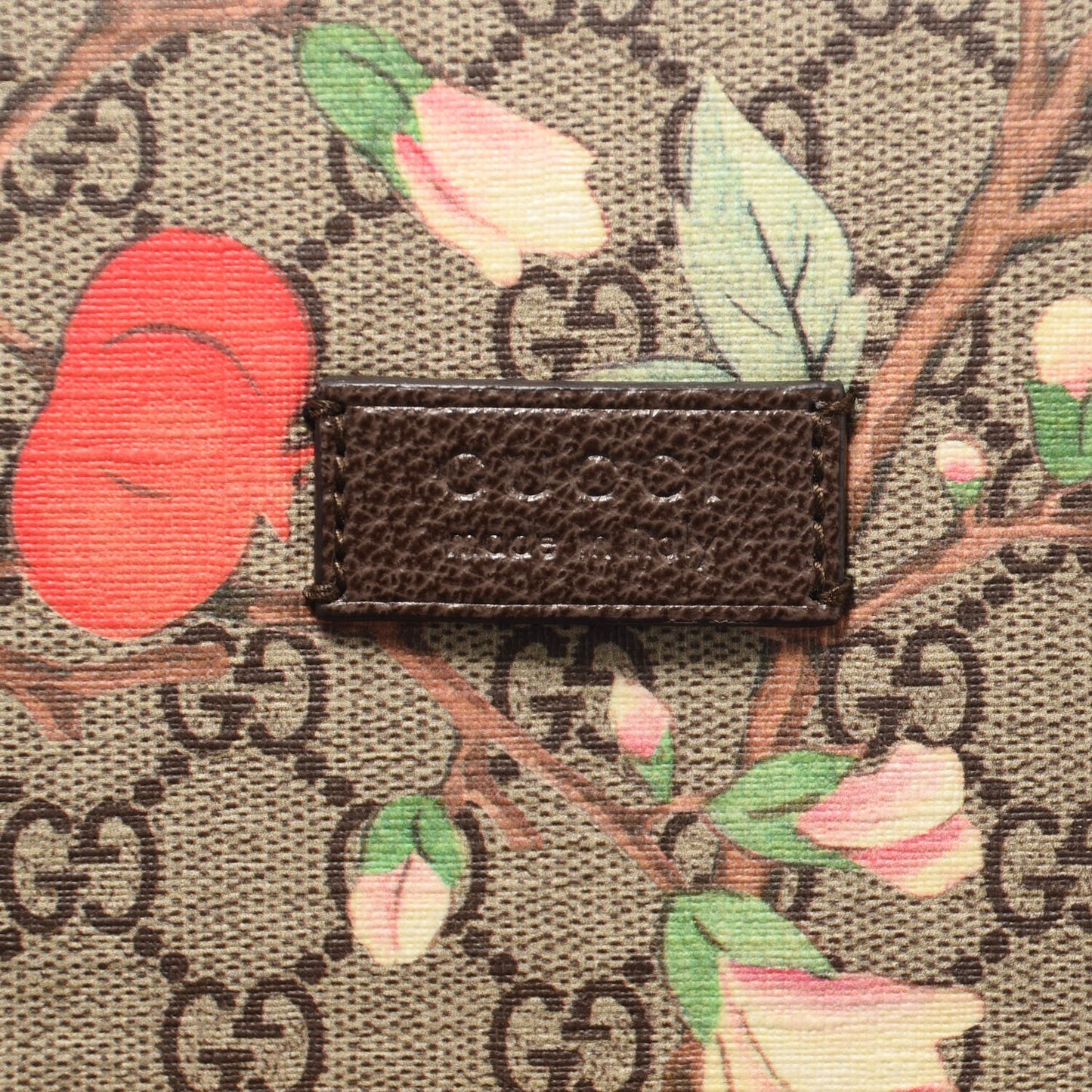 GG Supreme Monogram Tian Suitcase Beige Multicolor New Acero