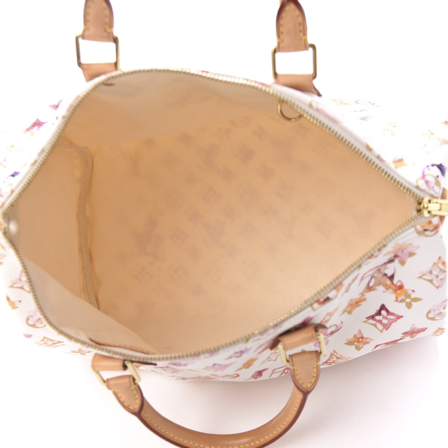 Louis Vuitton Watercolor Aquarelle Speedy 35 White 6 of 10