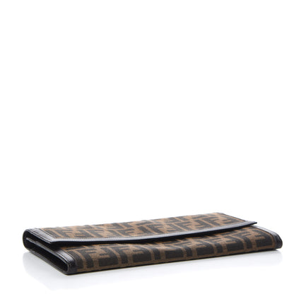 Fendi Zucca Travel Clutch Tobacco 4 of 11