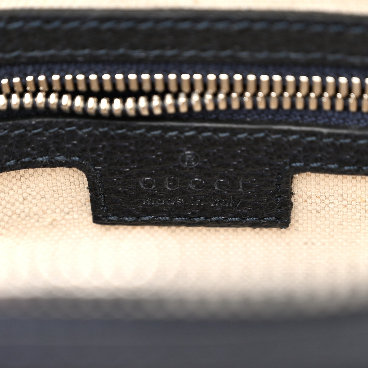 Gucci GG Supreme Monogram Textured Dollar Calfskin Web Small Ophidia Messenger Bag Beige Blue 6 of 10
