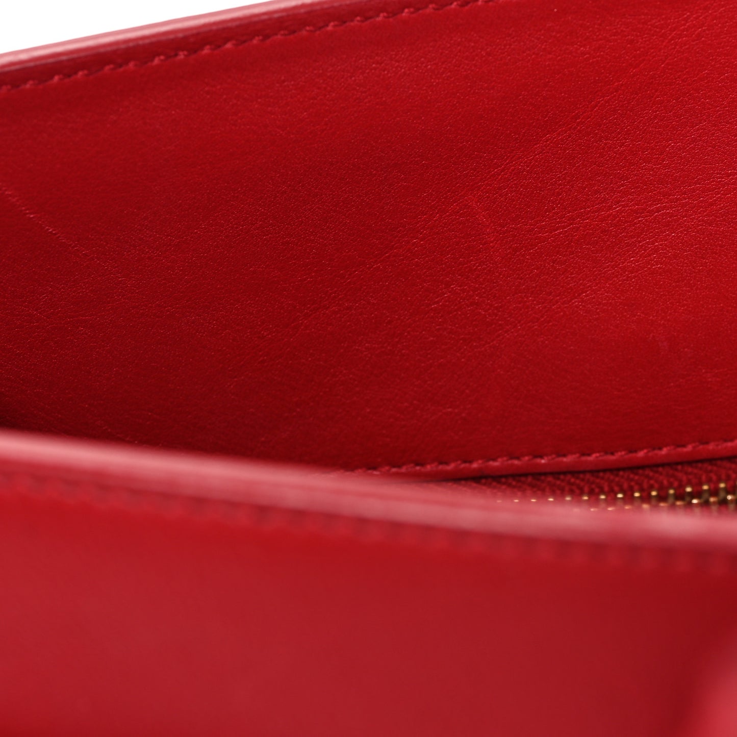 Calfskin Small Sac De Jour Lipstick Red