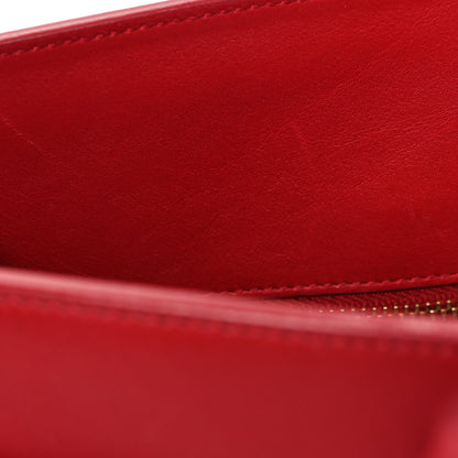 Saint Laurent Calfskin Small Sac De Jour Lipstick Red 12 of 13