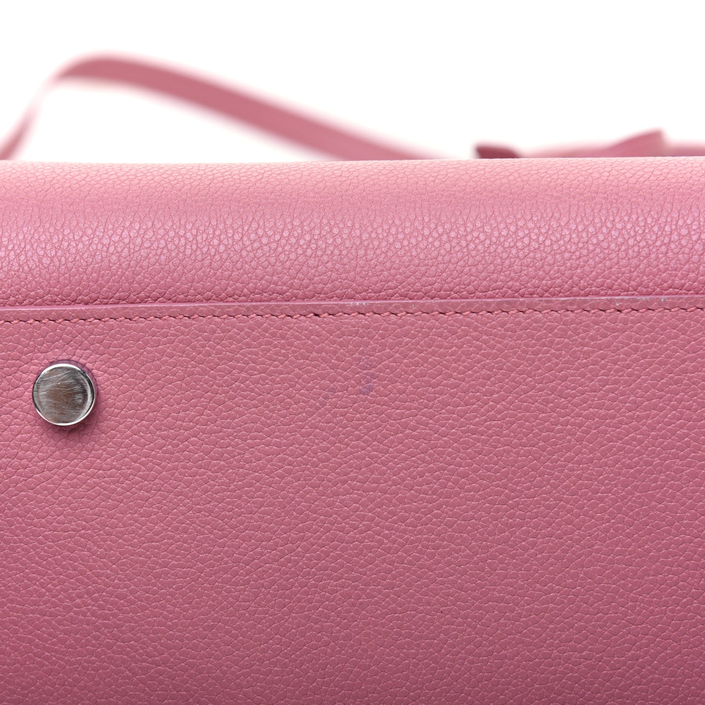 Grained Calfskin Small Sac De Jour Dark Rose