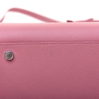 Saint Laurent Grained Calfskin Small Sac De Jour Dark Rose 23 of 33