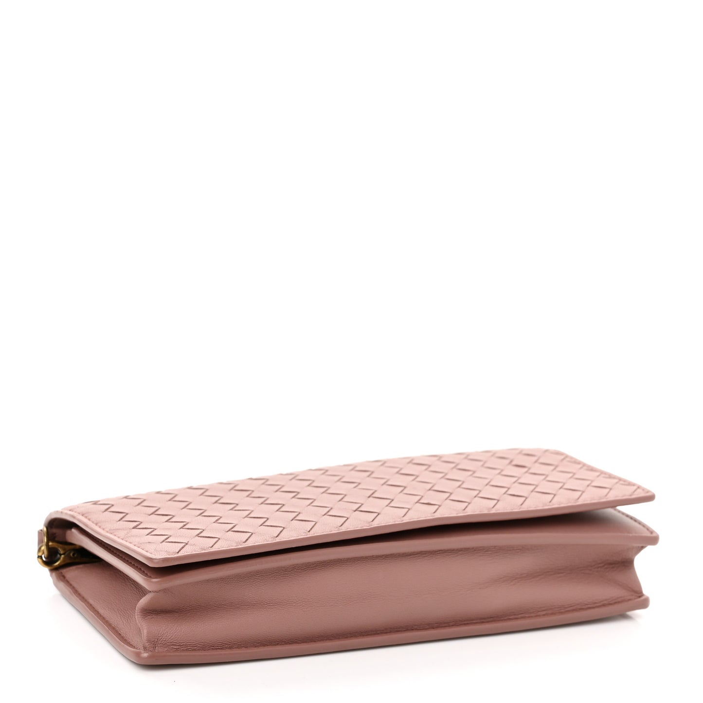 Nappa Intrecciato Continental Wallet on Chain Violet