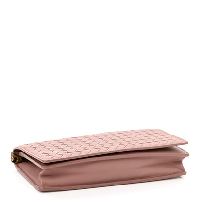 Bottega Veneta Nappa Intrecciato Continental Wallet on Chain Violet 4 of 11
