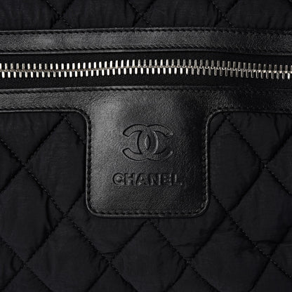Chanel Nylon Quilted Coco Cocoon Bowler Black 8 of 10