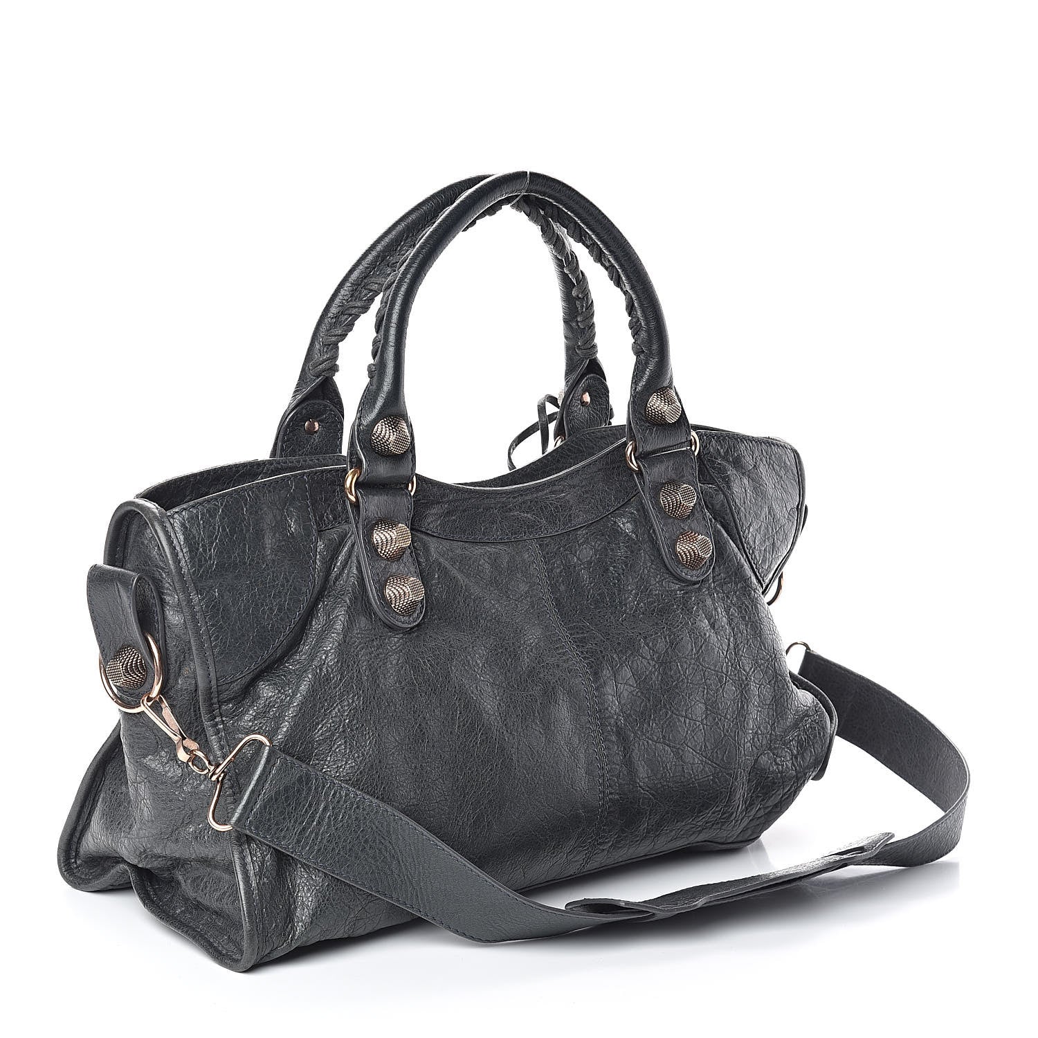 Balenciaga Agneau Giant 21 Rose Gold Hardware Part Time Anthracite 3 of 9