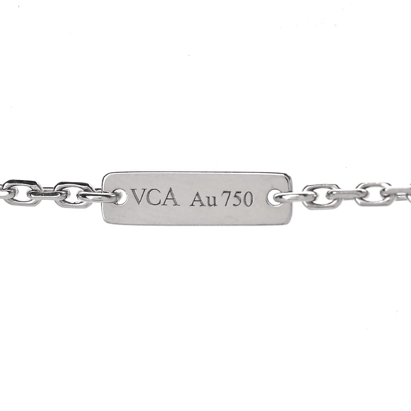 18K White Gold Diamond Flowerlace Pendant Necklace
