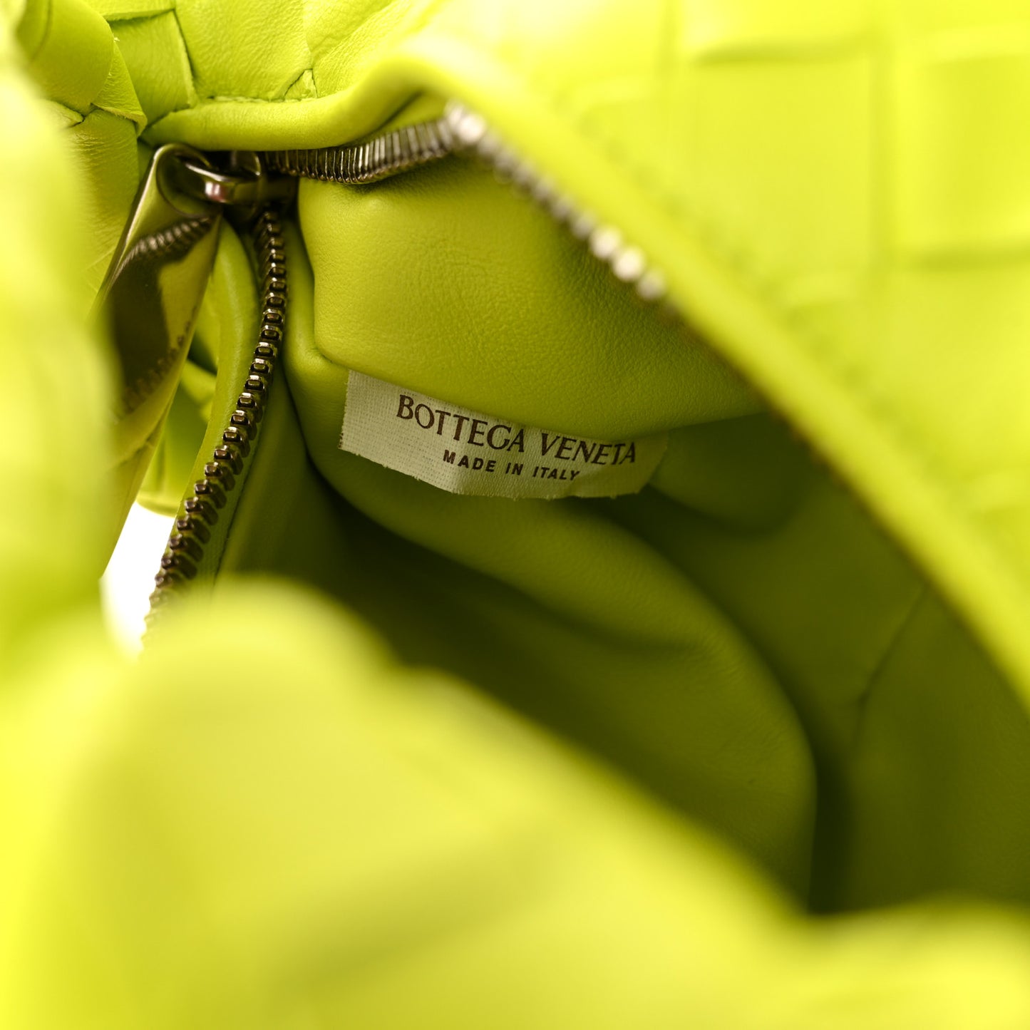 Nappa Intrecciato Mini Jodie Kiwi