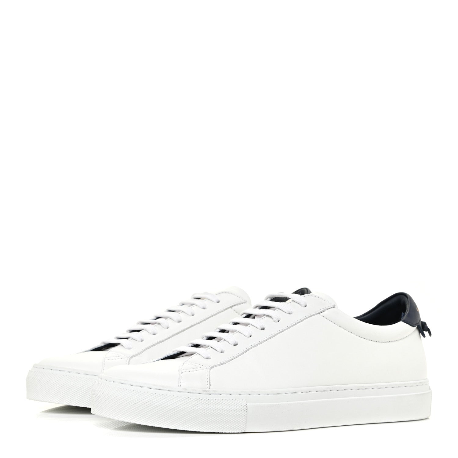 Givenchy Calfskin Mens Urban Street Sneakers 41 White Navy 3 of 10