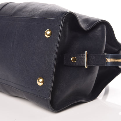 Saint Laurent Sheepskin Medium Cabas ChYc Navy 14 of 15