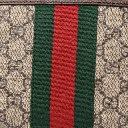 Gucci GG Supreme Monogram Calfskin Web Small Ophidia Day Backpack Beige Ebony New Acero 9 of 9