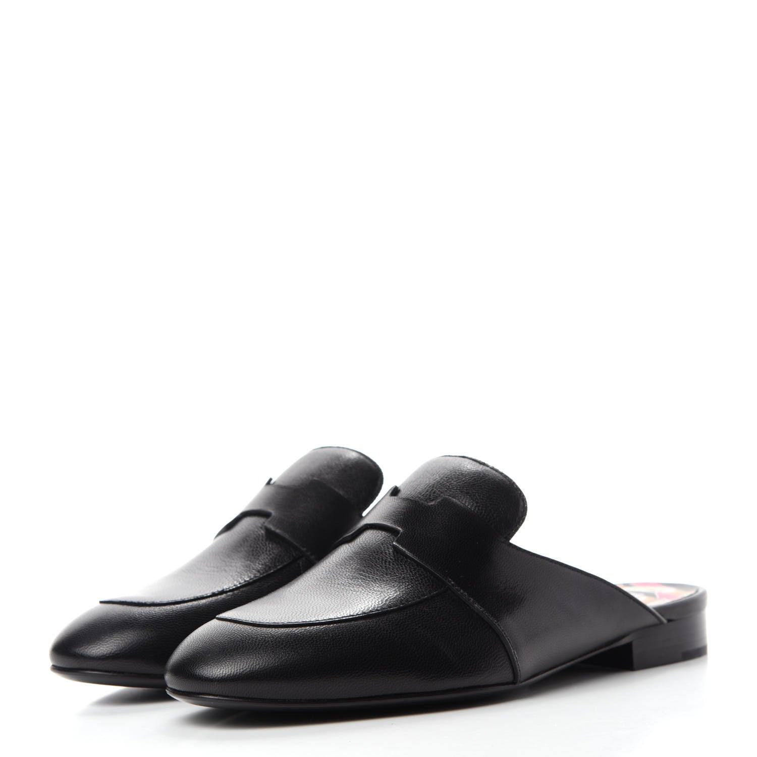 Hermes Supple Goatskin Catena Mules 36 Black 3 of 9