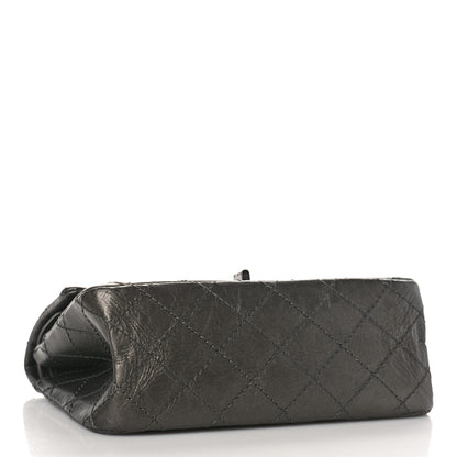 Chanel Aged Calfskin Quilted 2.55 Reissue Mini Flap Dark Silver 4 of 10