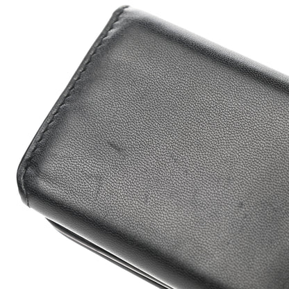 Balenciaga Calfskin Logo Mini Cash Wallet Black 8 of 11
