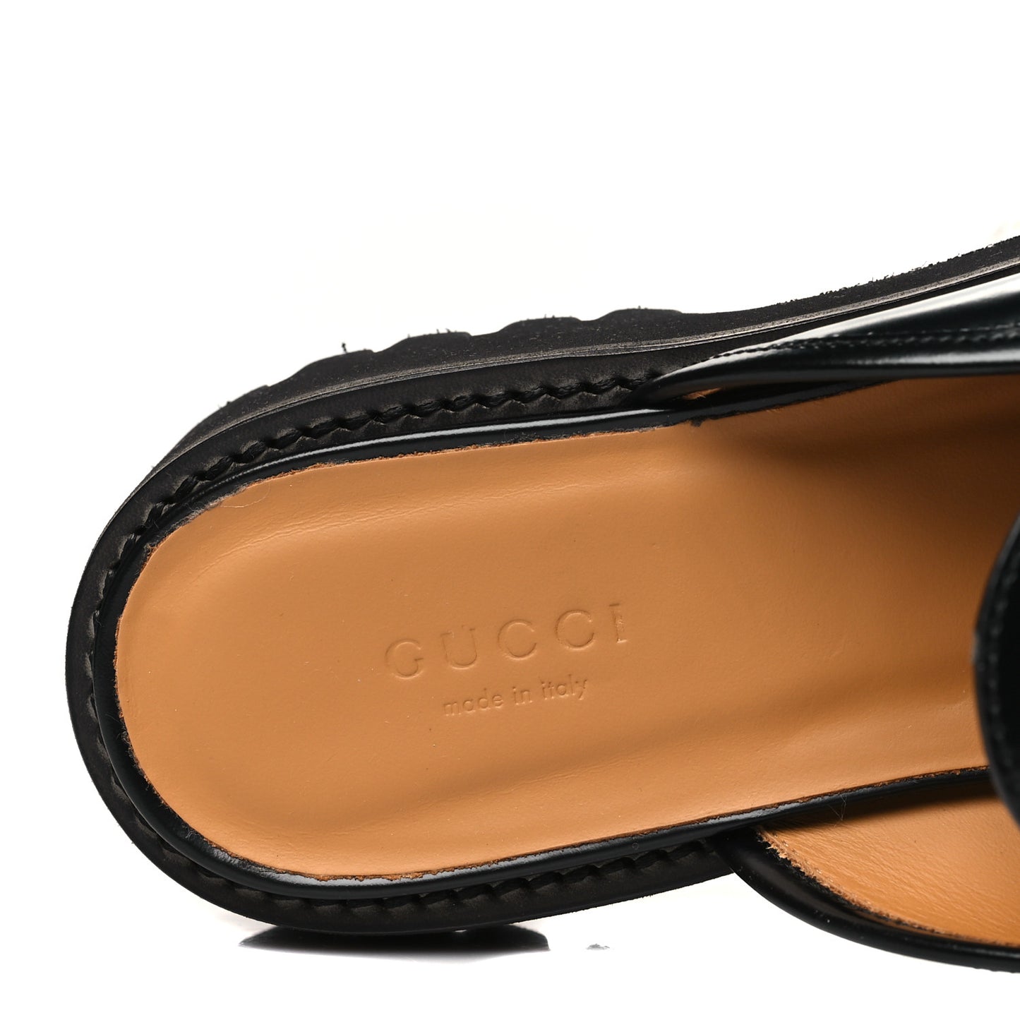 Magnum Calfskin Womens Horsebit Platform Mules 38.5 Black