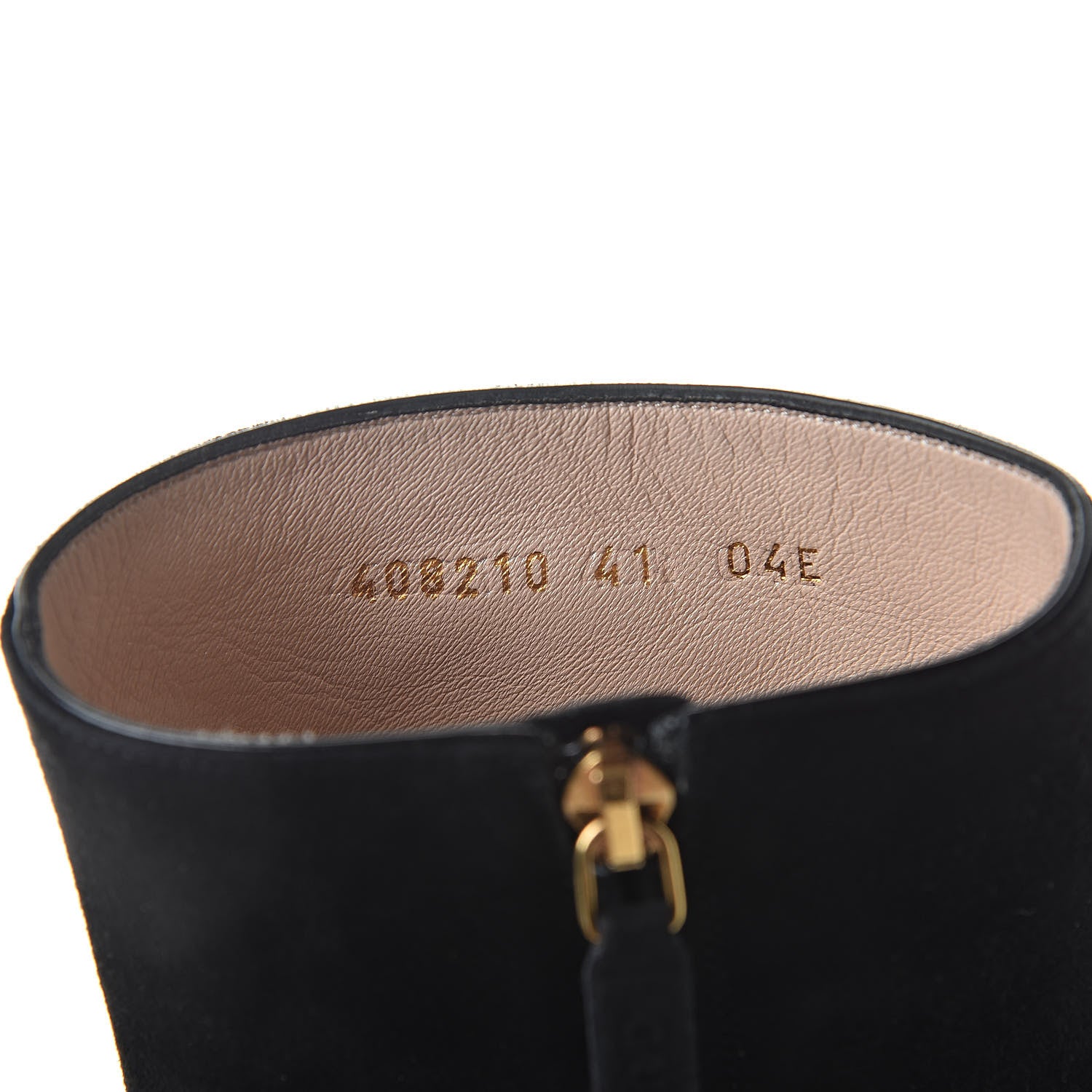 Gucci Kid Scamosciato GG Marmont Fringe 75mm Ankle Boots 41 Black 11 of 12