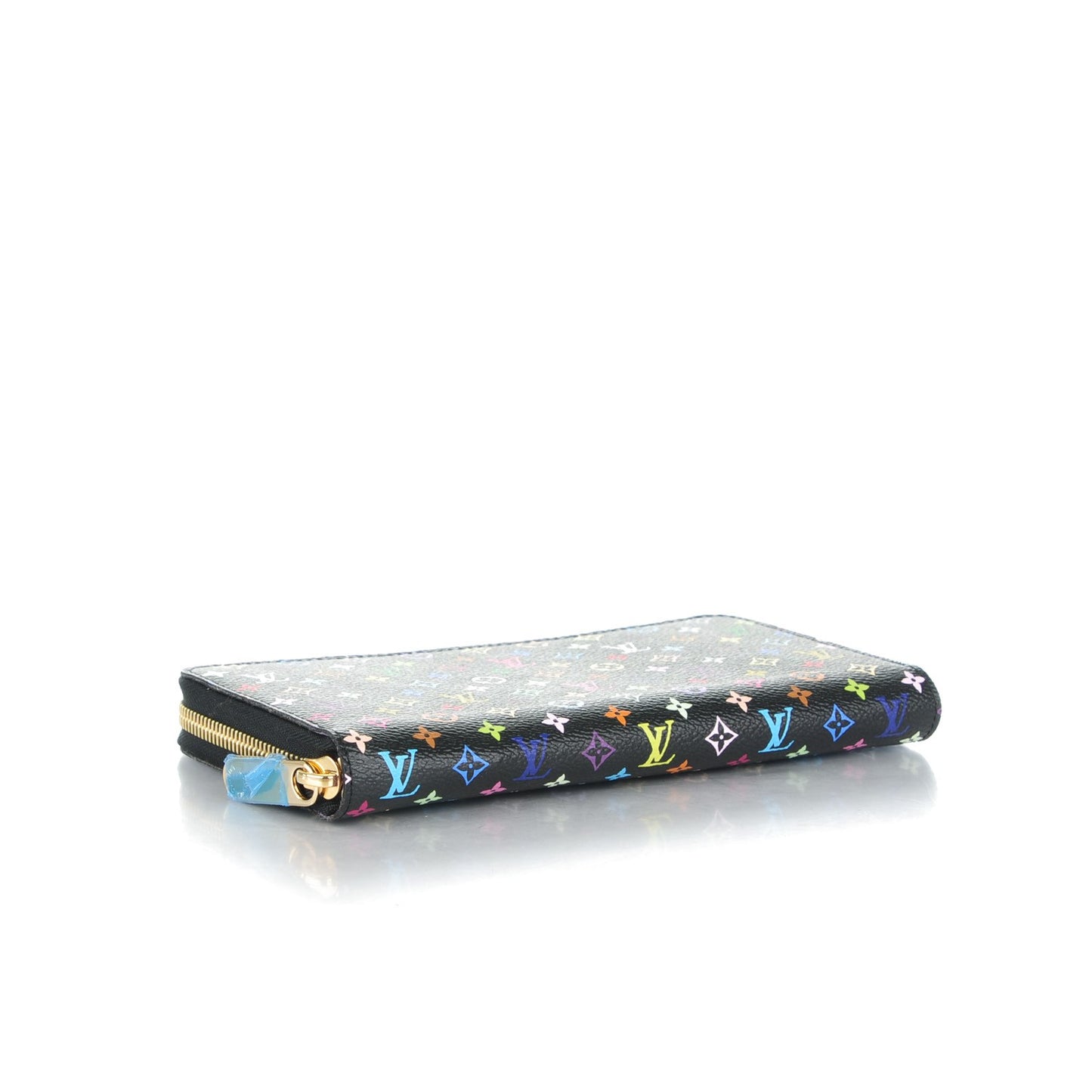 Monogram Multicolor Zippy Wallet Black Violet