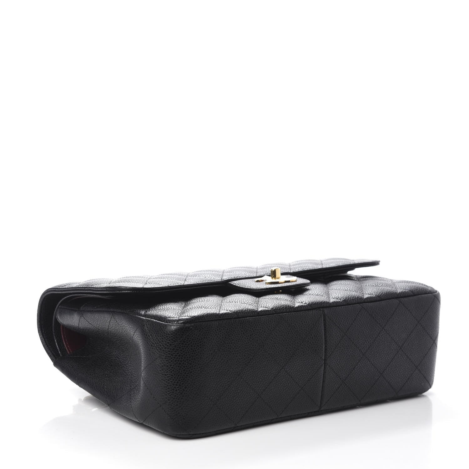 Chanel Caviar Quilted Jumbo Double Flap Black 5 of 11