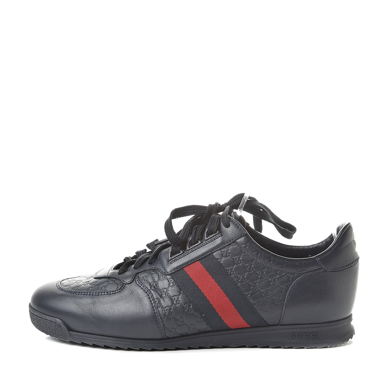 Guccissima Mens Web Sneakers 8.5 Blue