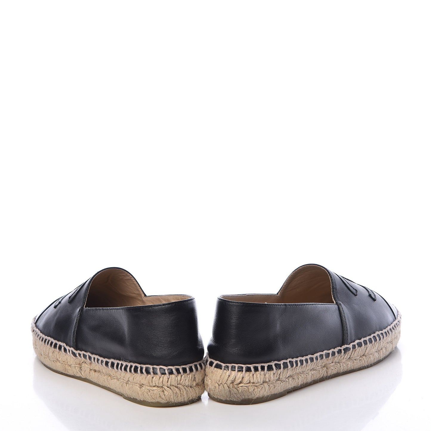 Lambskin CC Espadrilles 39 Black